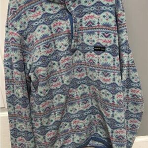 Patterned Fleece Pullover